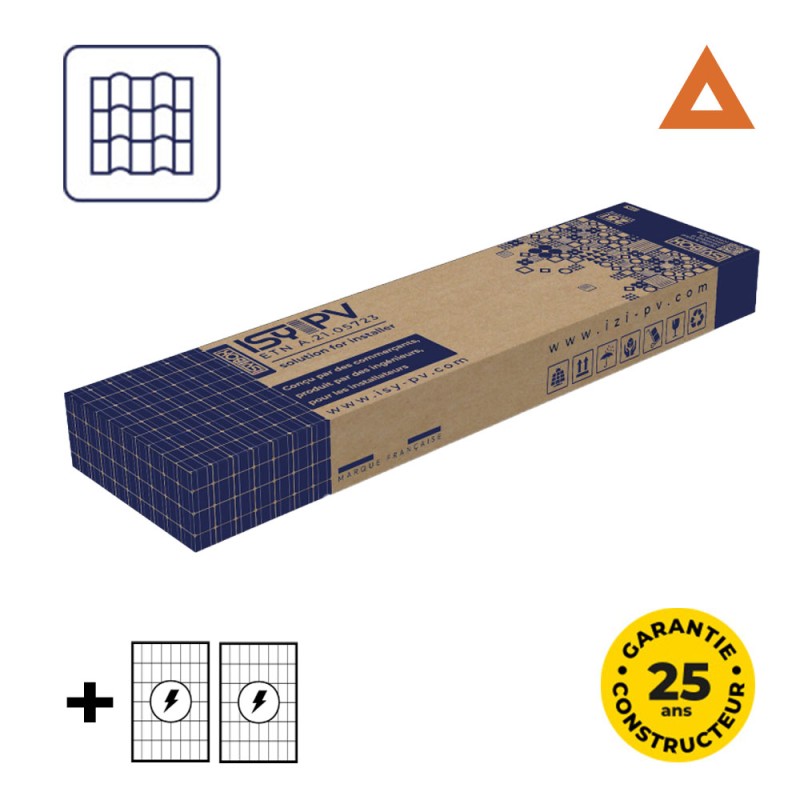 Extension sur tuiles mécaniques 2 panneaux - ISY-BOX