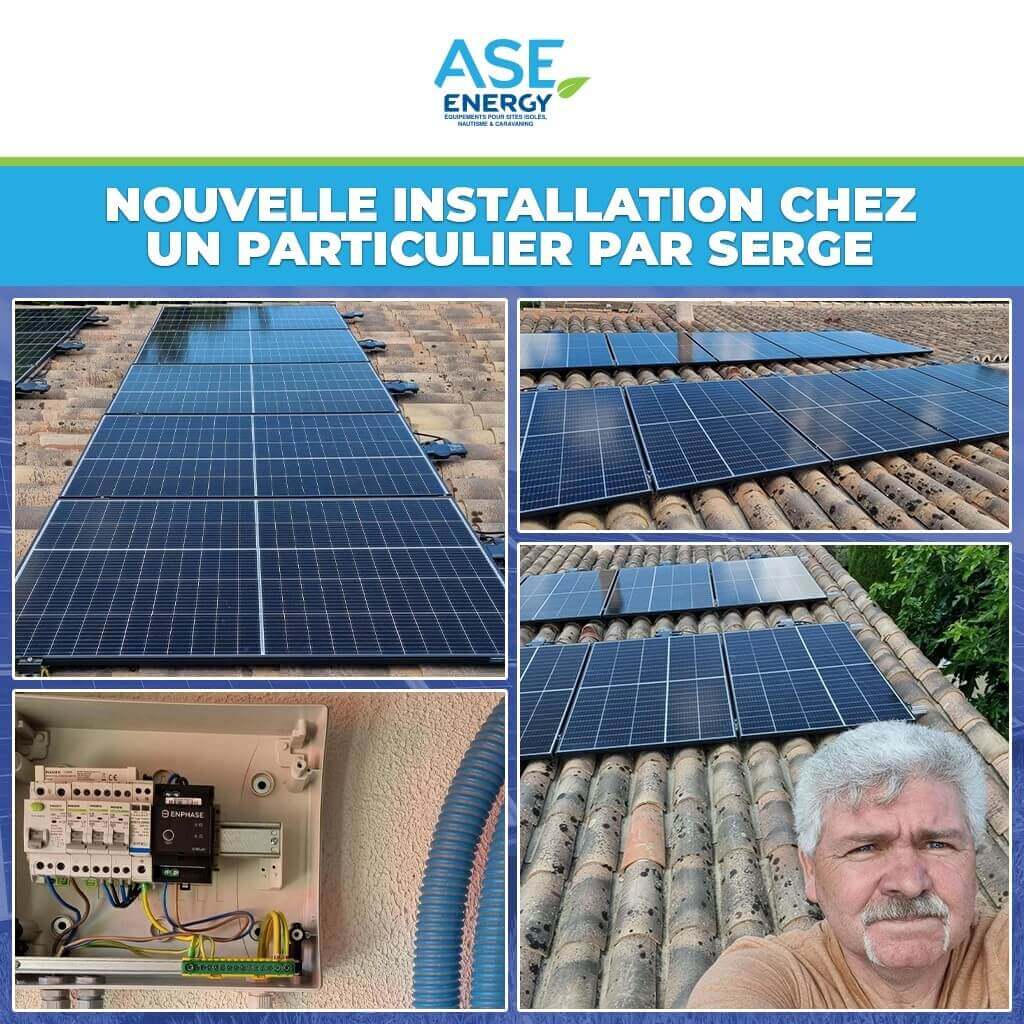 Installation panneaux solaires