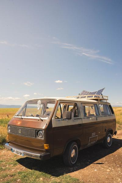 Van ammenagement panneau solaire