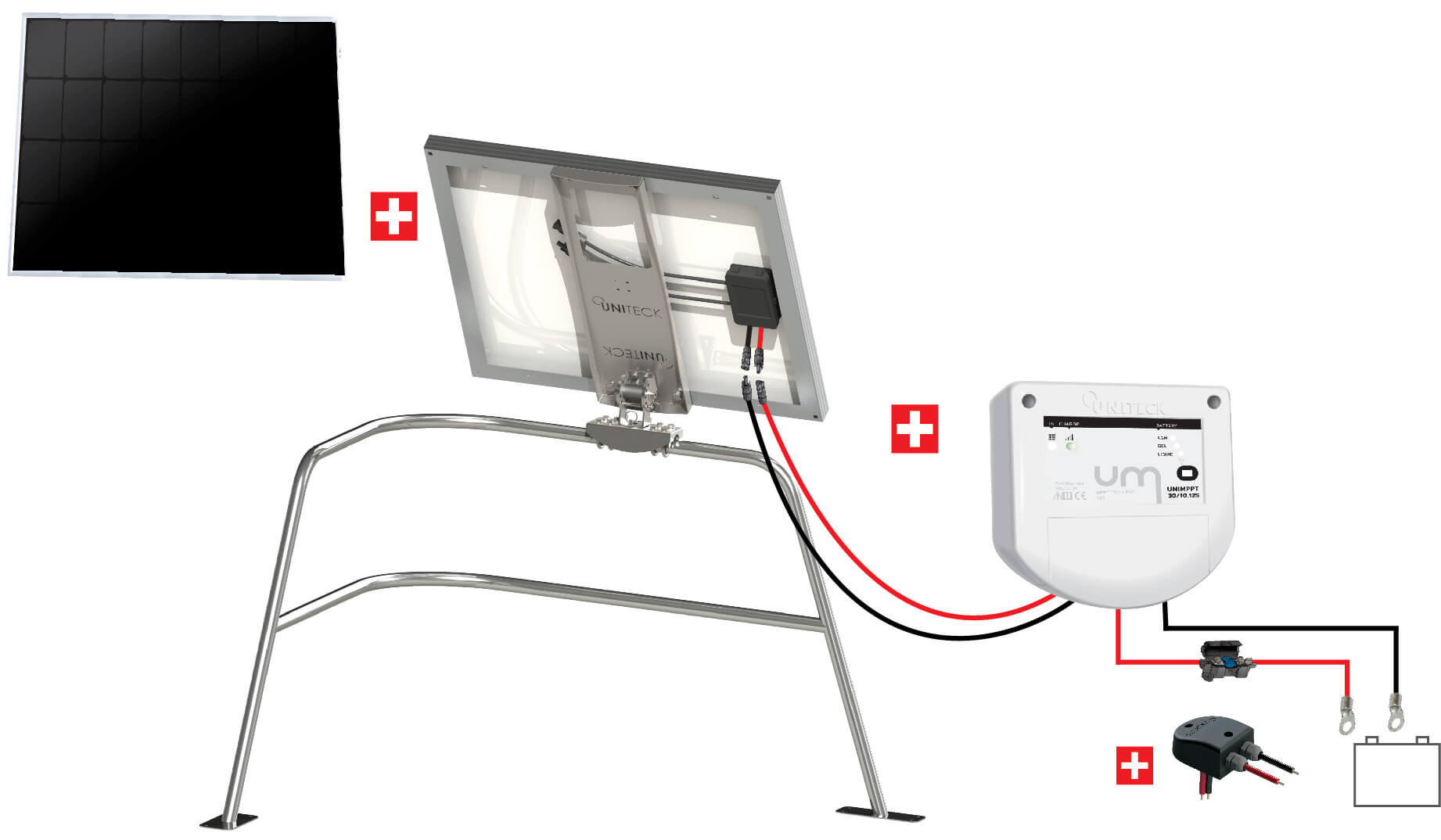 Kit nautisme balcon 50w