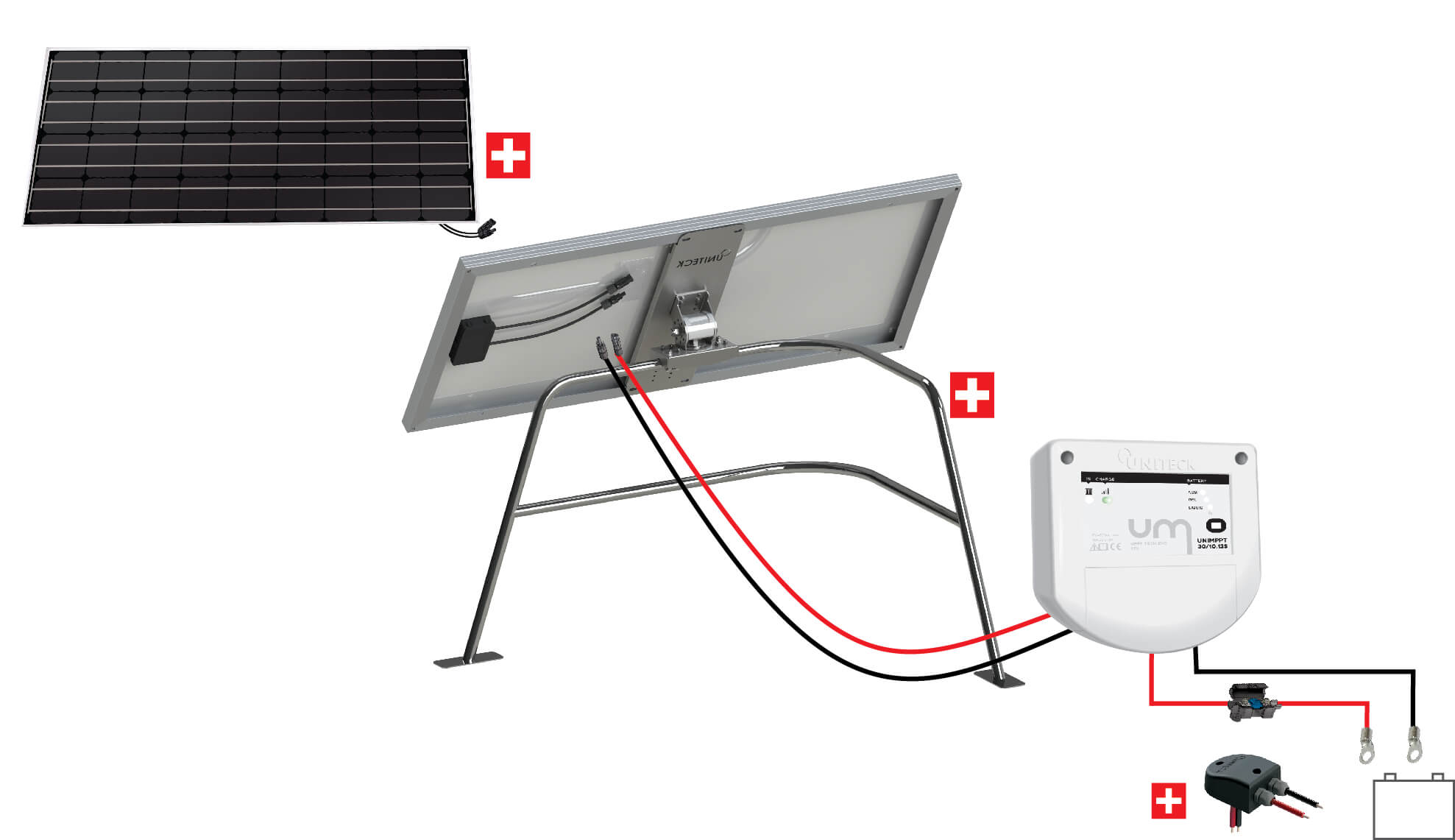 Kit nautisme balcon 80W Mono
