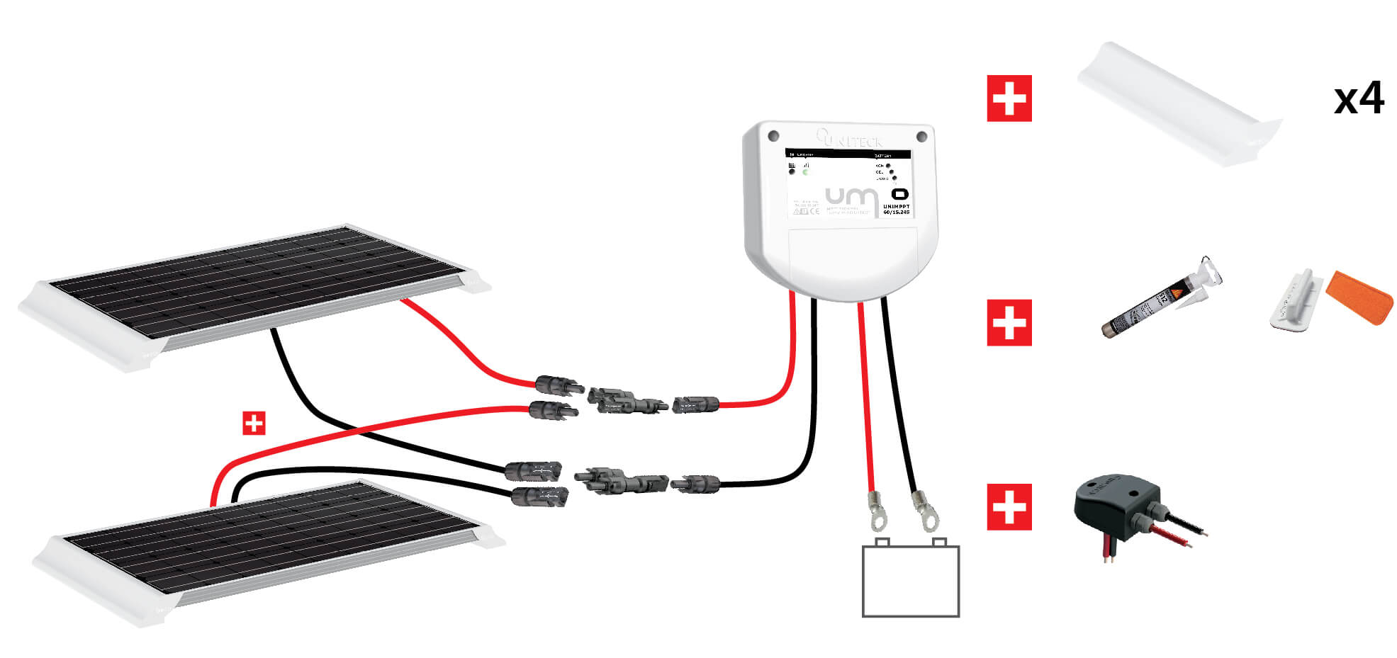 kit camping car 200w