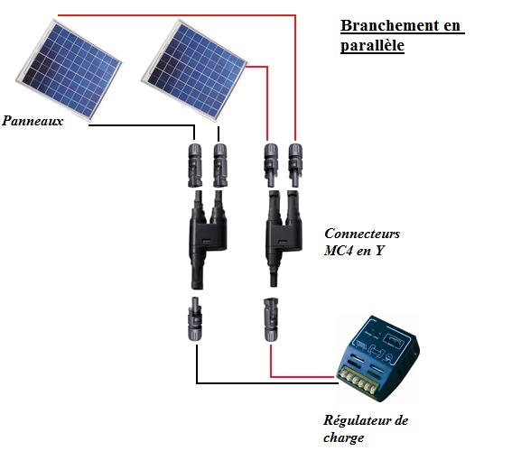 Connecteur mc4 Y solaire KST4 / KBT4