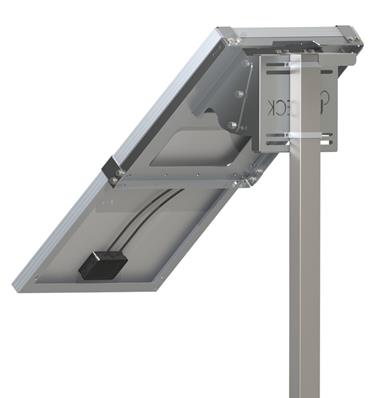 Support de fixation signalisation Uniteck pour panneau solaire 100W