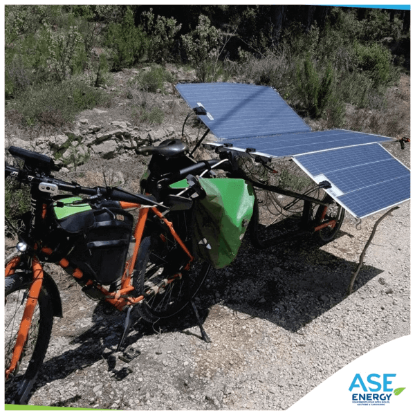 Mobilite electrique panneaux solaire velo