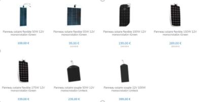 Panneau solaire souple