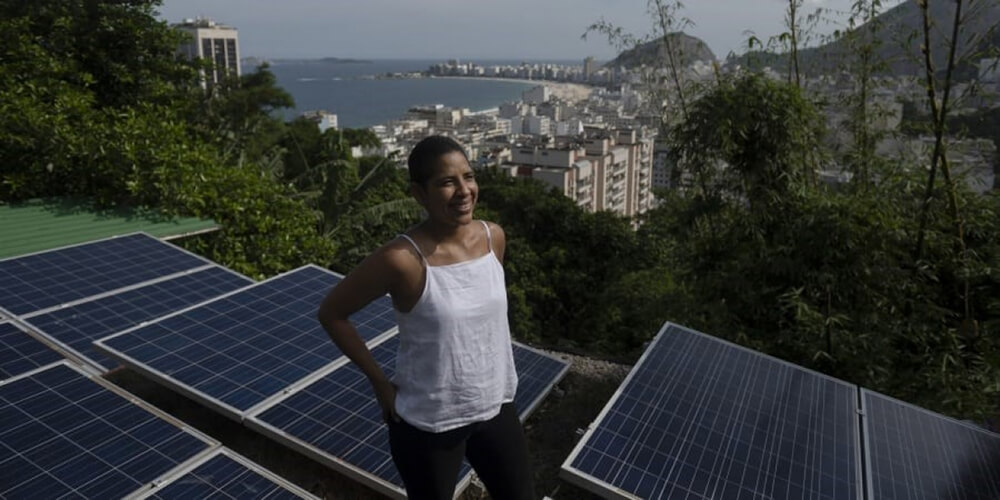 Au Brésil, une favela de Rio de Janeiro s’équipe de panneaux solaires !