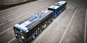Munich va bientôt se doter d’un bus avec panneau solaire sur le toit