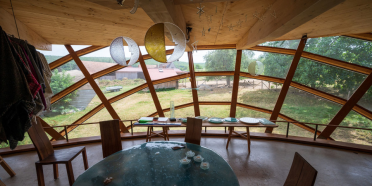 Heliodome : une maison solaire avant-gardiste avec une approche bioclimatique en Alsace